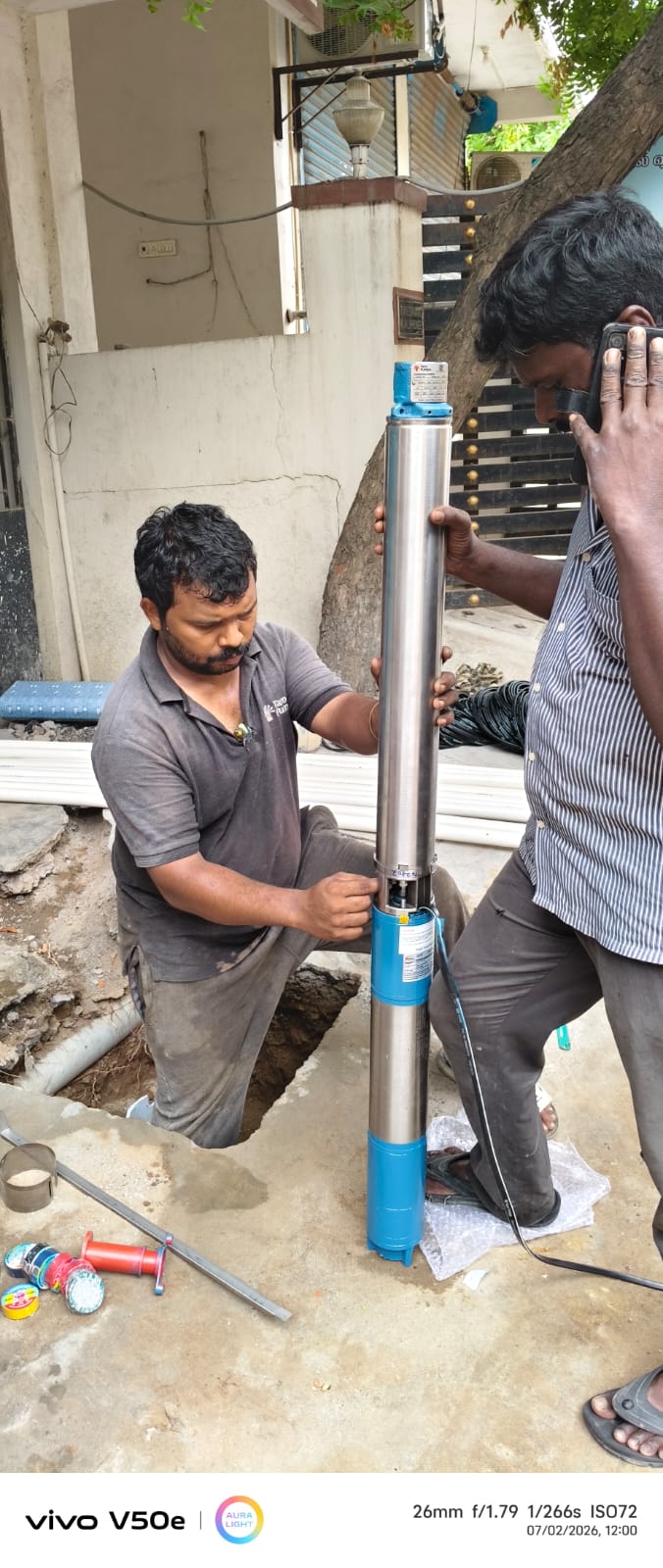 Industrial Borewell Project